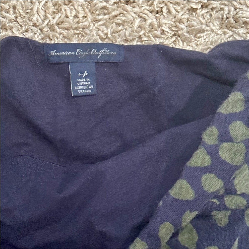 American Eagle Y2k Bubble Strapless Top View 3